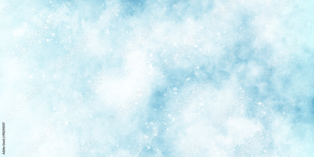 light blue bokeh background for design, beautiful blue watercolor background with glitter particles, A winter background with snowflakes and randomized floating bokeh, blue snow background texture. light blue bokeh background for design, beautiful blue watercolor background with glitter particles, A winter background with snowflakes and randomized floating bokeh, blue snow background texture.