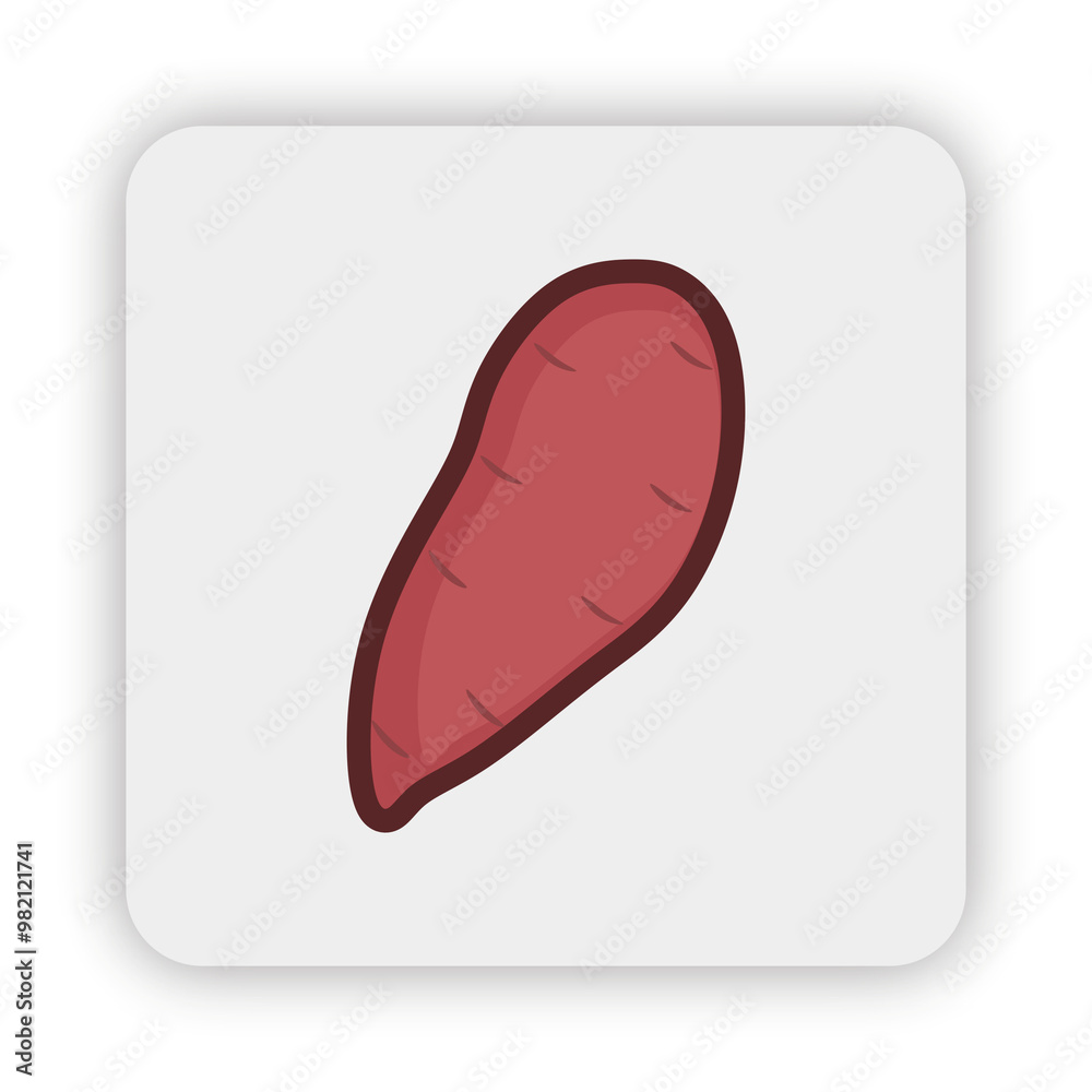taro icon on button, taro Flat Illustration, Vector taro vegetable taro icon on button, taro Flat Illustration, Vector taro vegetable