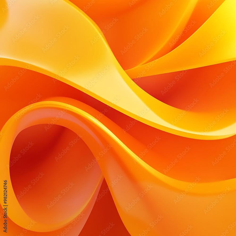 Design an abstract vector background with dynamic, flowing waves of bright yellows and oranges Design an abstract vector background with dynamic, flowing waves of bright yellows and oranges