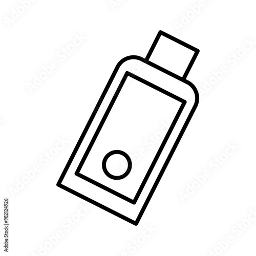 thumb drive line icon