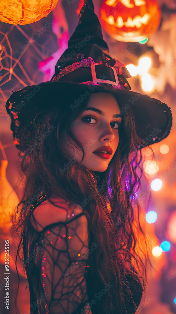 Fototapeta premium DIY LGBTQ+ Halloween Crafting Party with Handmade Decor and Creative Costumes