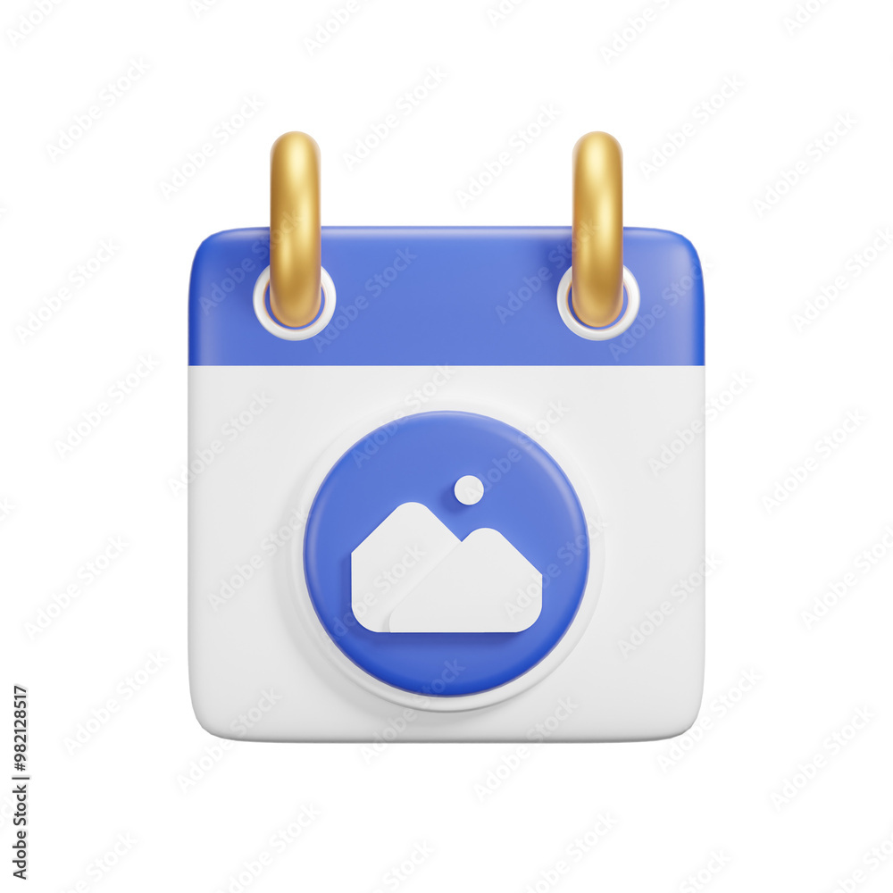 3d calendar icon render 3d calendar icon render