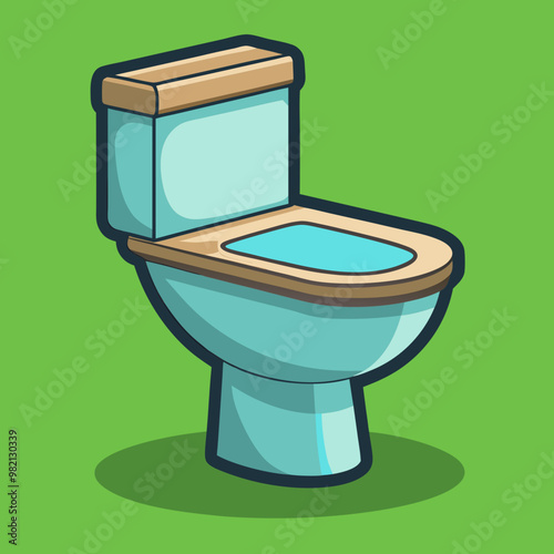 vector illustration of toilet