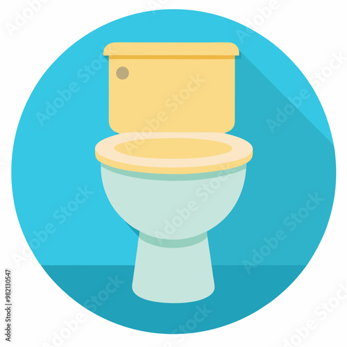 vector illustration of toilet