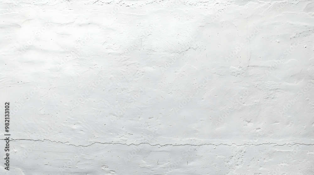 Fototapeta premium White Wall with a Thin Crack Texture for Background Design