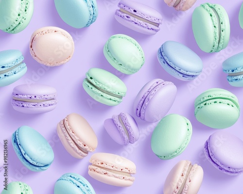 Colorful Macarons.