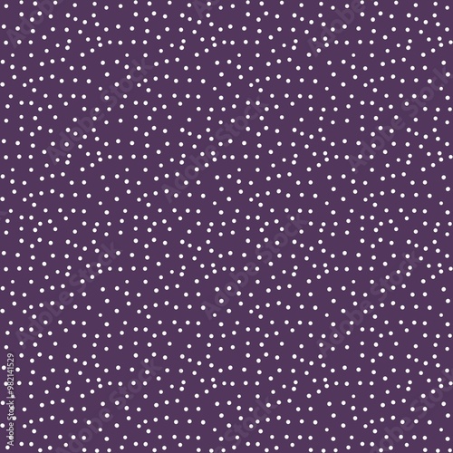 Violett pattern with white polka dots