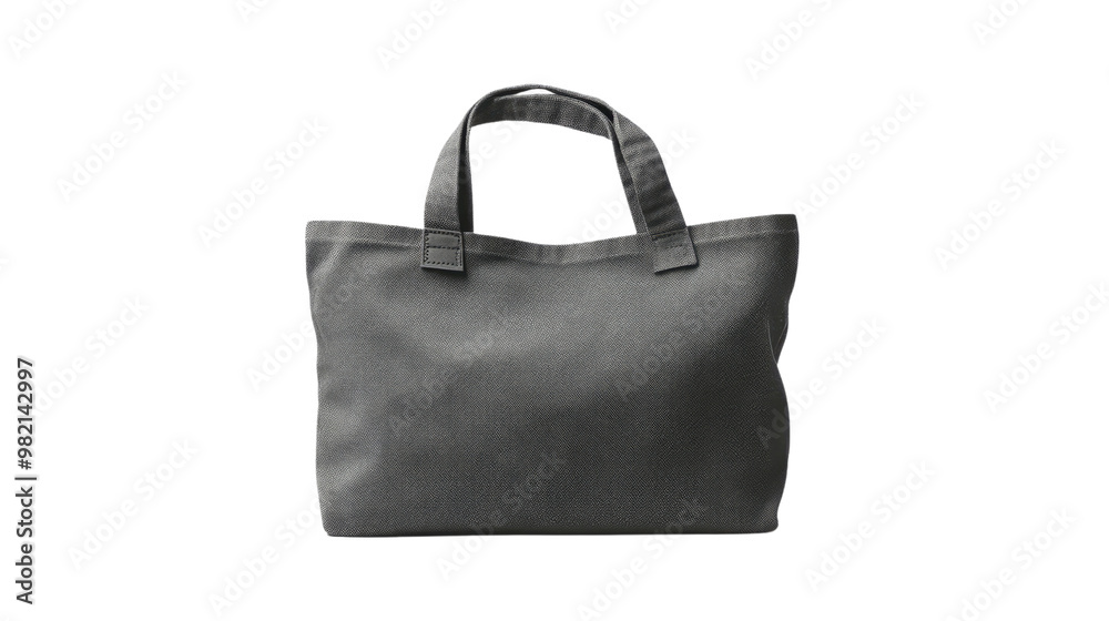 Blank canvas bag on a white transparent background Blank canvas bag on a white transparent background