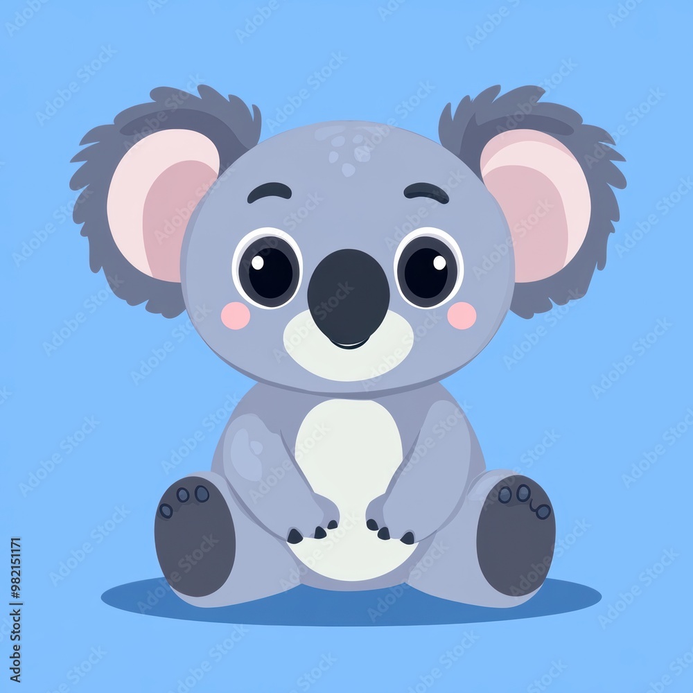 Obraz premium Cute Koala Sitting.