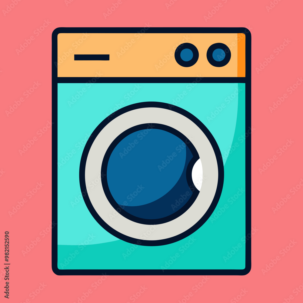 vector illustration of washing machine vector illustration of washing machine