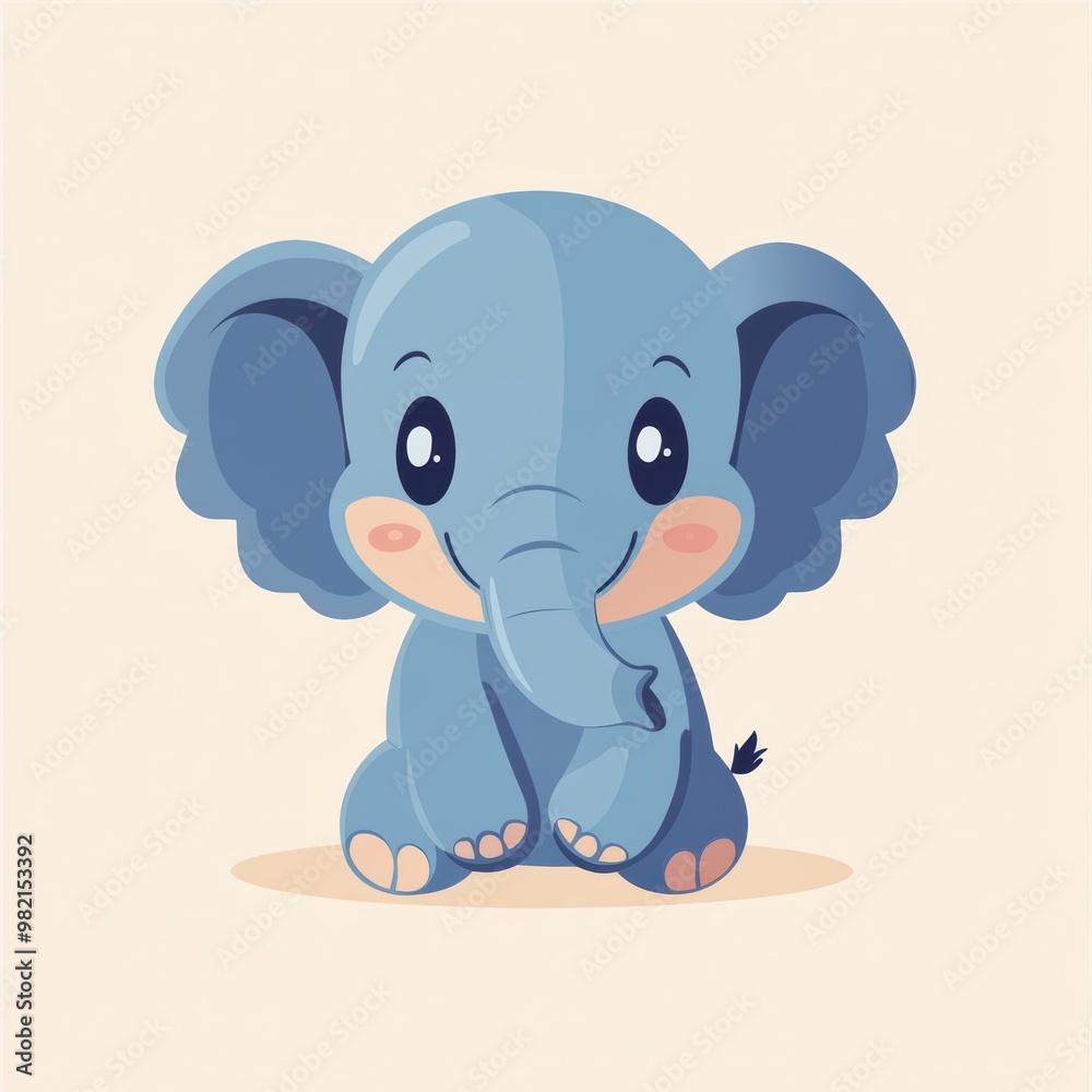 Cute Baby Elephant.
