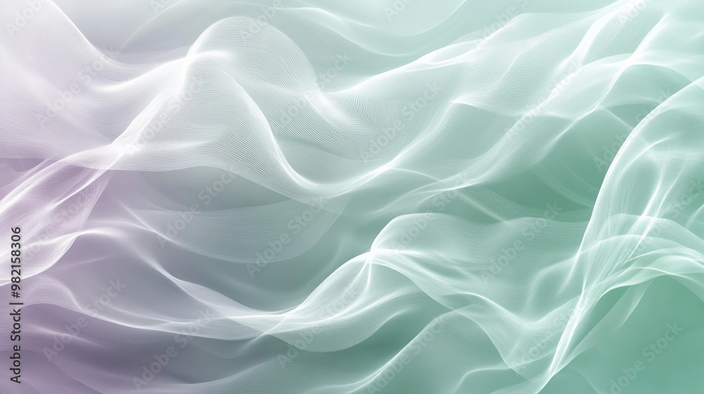 A gentle gradient of lavender to soft mint green, overlaid with delicate wavy lines in white, creating a flowing, peaceful abstract background. A gentle gradient of lavender to soft mint green, overlaid with delicate wavy lines in white, creating a flowing, peaceful abstract background.