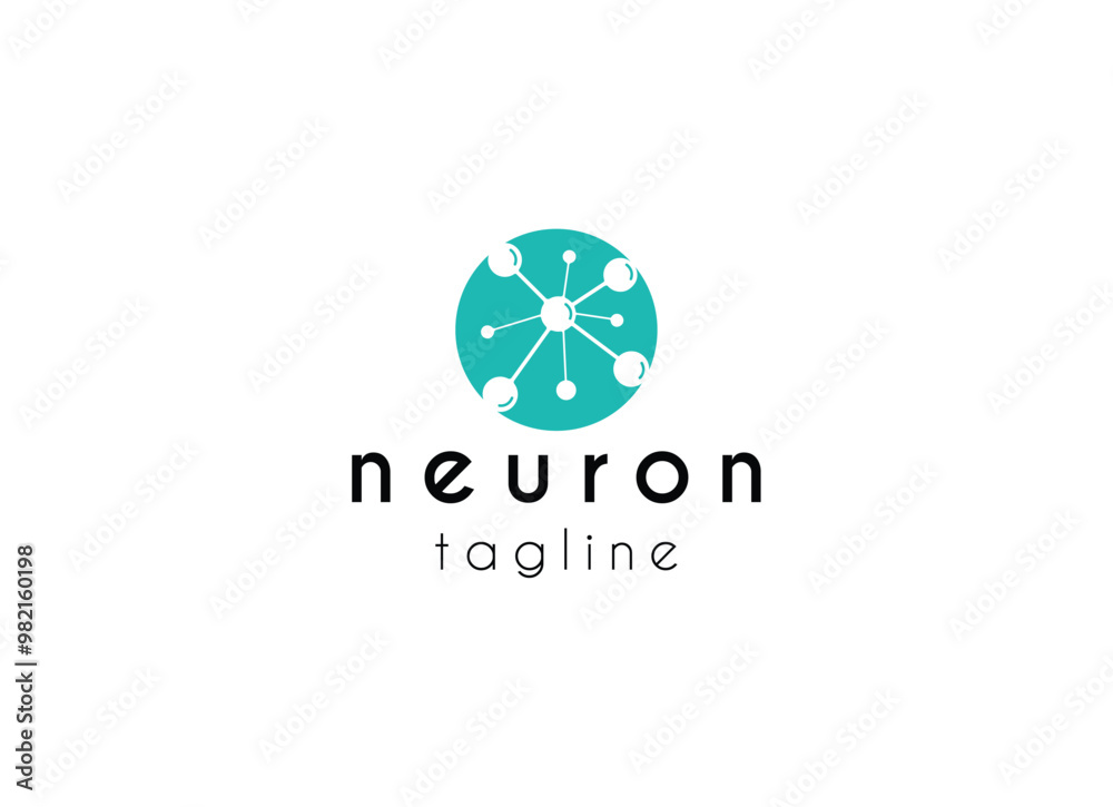 Abstract Neuron logo template vector illustration. Abstract Neuron logo template vector illustration.