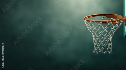 A basketball net