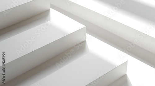 Wallpaper Mural Blank business card mockup on white textured background 3d illustration 3d rendering card template Torontodigital.ca