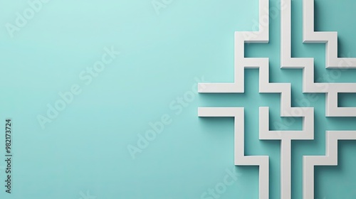 A conceptual image of business pathways leading out of a box, highlighting the multiple directions available through innovative thinking