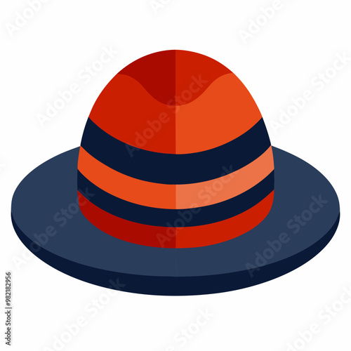 vector illustration of hat