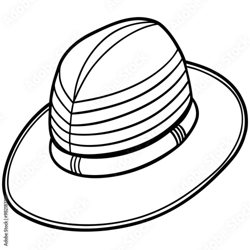 vector illustration of hat