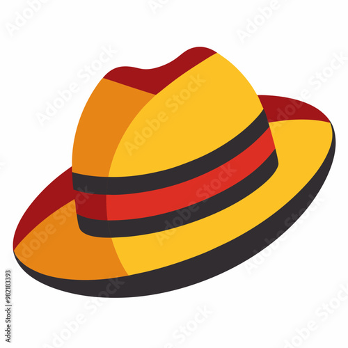 vector illustration of hat