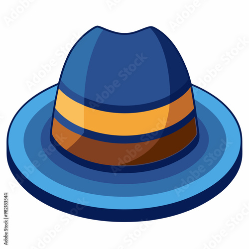 vector illustration of hat