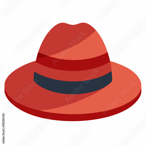 vector illustration of hat