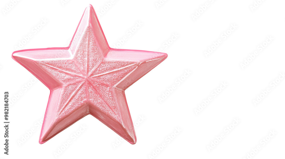 Fototapeta premium star on a white transparent background