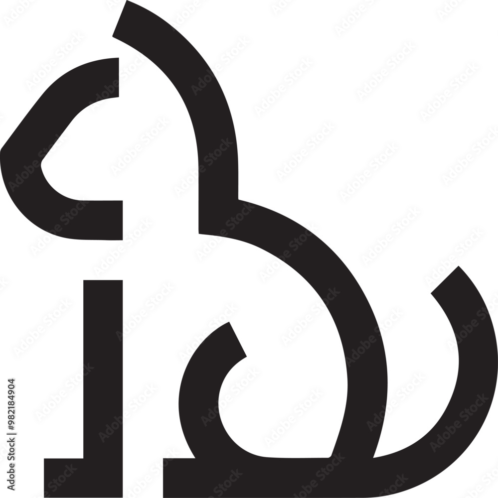 Cat icon symbol vector image illustration Cat icon symbol vector image illustration
