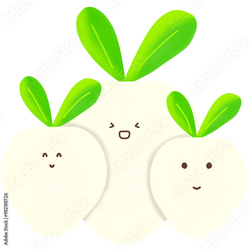 Radish Cartoon 