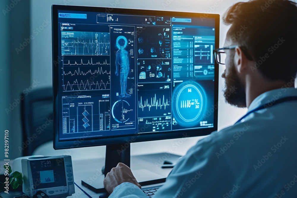 A specialist accesses patient data from multiple devices in a seamless remote healthcare environment A specialist accesses patient data from multiple devices in a seamless remote healthcare environment