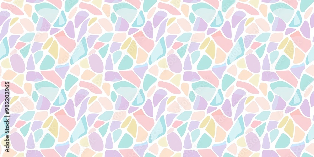 Soft abstract pastel pattern with gentle geometric shapes. seamless background pattern Soft abstract pastel pattern with gentle geometric shapes. seamless background pattern