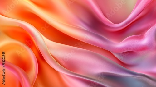 Colorful Silk Fabric Texture for Background Design