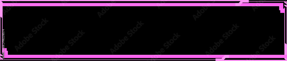 Fototapeta premium pink twitch overlay cam panel