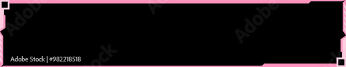 pink twitch overlay cam panel