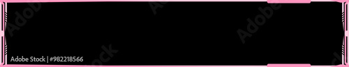 pink twitch overlay cam panel