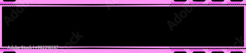 pink twitch overlay cam panel