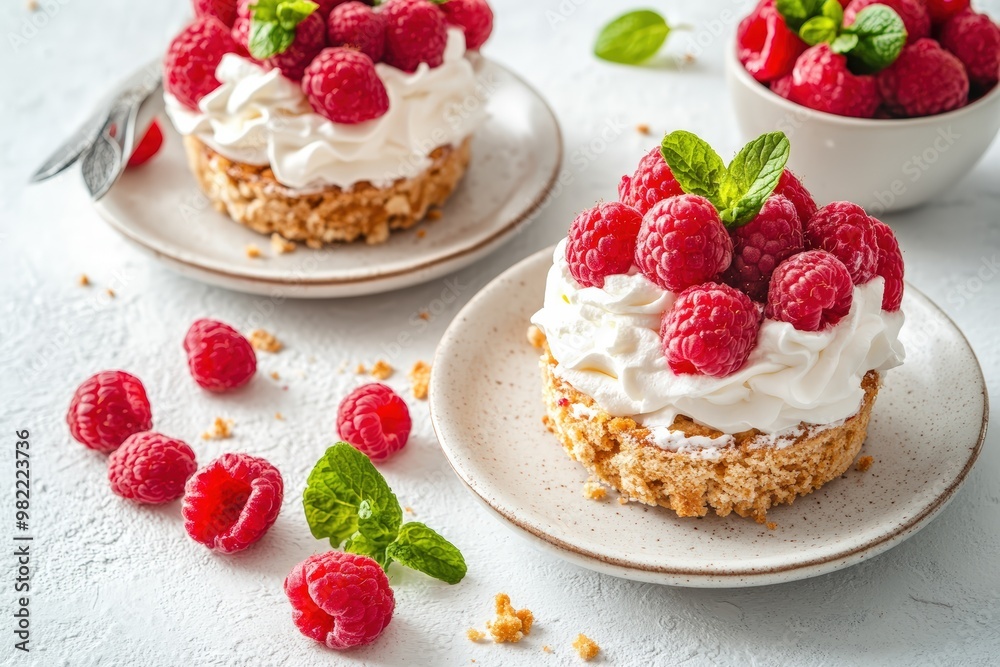 New York-style cheesecake topped with fresh strawberries, placed on a white dessert plate.. Beautiful simple AI generated image New York-style cheesecake topped with fresh strawberries, placed on a white dessert plate.. Beautiful simple AI generated image