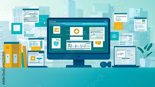 Medical Data Analytics Digital Healthcare Concept
