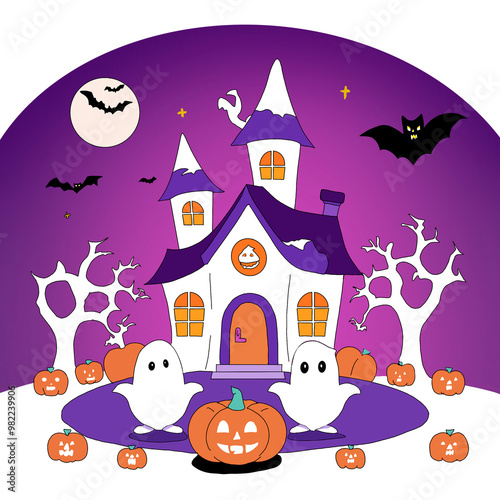 halloween haunted castle