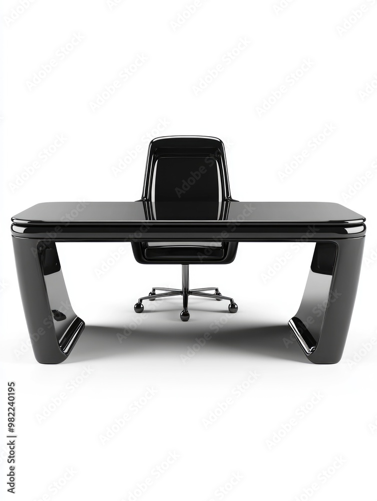Black Office Desk Black Office Desk