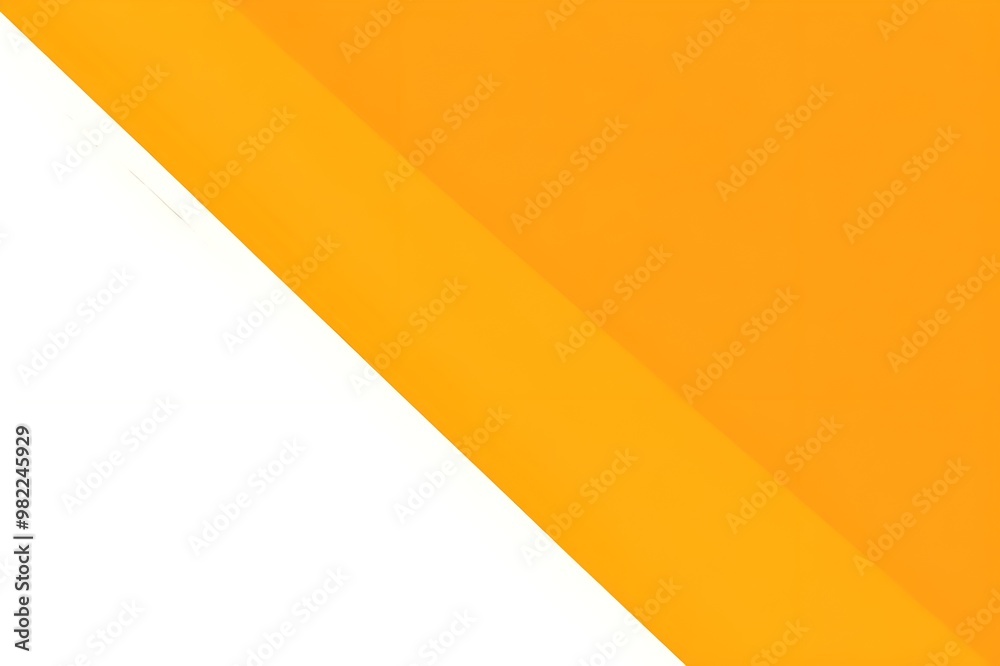 Abstract geometric background with vibrant orange and white tones