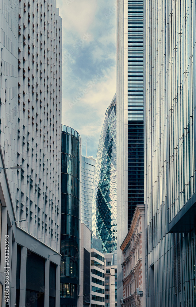 Obraz premium city skyscrapers