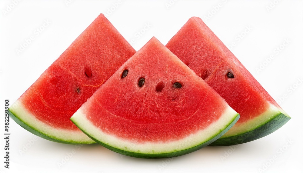 watermelon fruit, many angles view side top front group slice cut on white background watermelon fruit, many angles view side top front group slice cut on white background