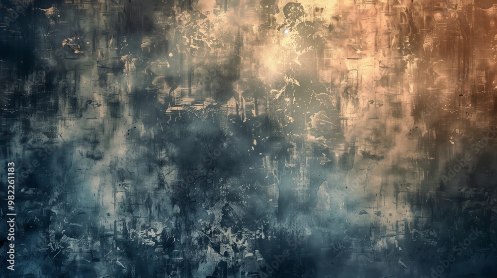 Abstract Grunge Texture Background with Blue and Brown Tones - Artistic Illustration for Design Projects and Wallpapers Abstract Grunge Texture Background with Blue and Brown Tones - Artistic Illustration for Design Projects and Wallpapers