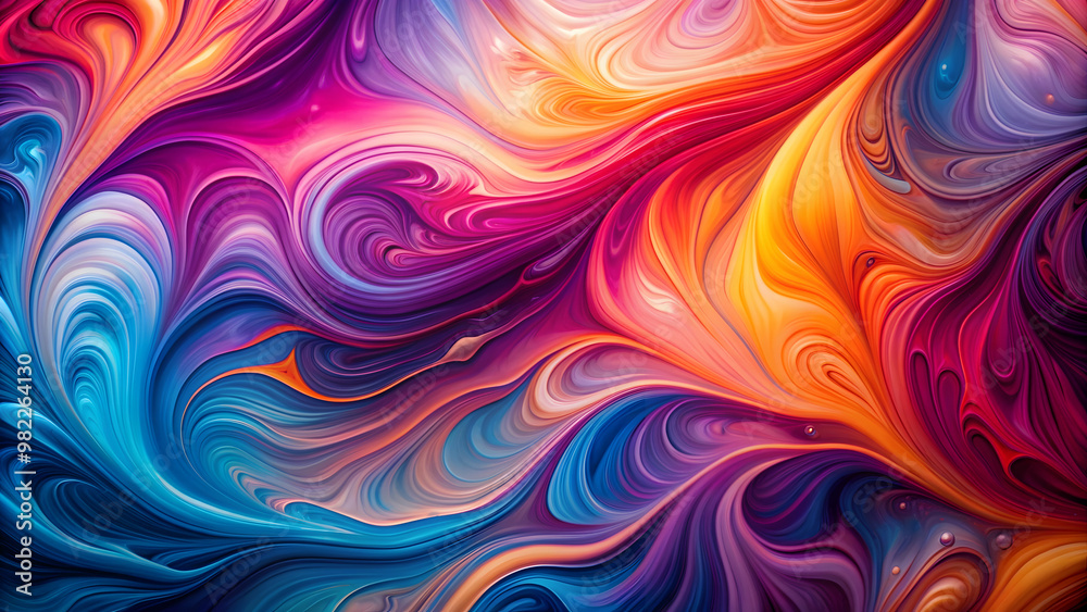 Vibrant fluid art swirls in pink, purple, orange, and blue creating a sense of creativity and movement , colors, abstract Vibrant fluid art swirls in pink, purple, orange, and blue creating a sense of creativity and movement , colors, abstract