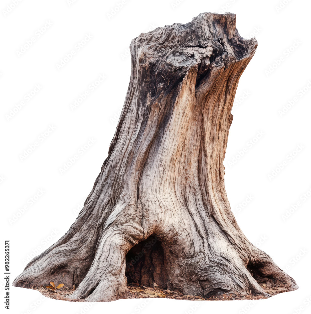PNG Hollowed ancient tree stump with texture PNG Hollowed ancient tree stump with texture