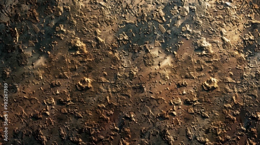 Rustic Weathered Metal Texture with Natural Corrosion Effect - Ideal for Backgrounds and Industrial Themes