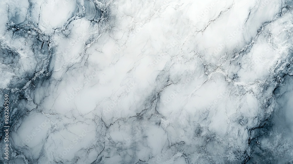 White Marble with Intricate Blue Veins White Marble with Intricate Blue Veins