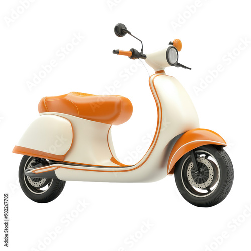 Electric Scooter | Isolated on Transparent Background