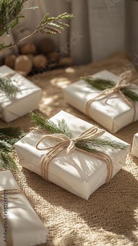 Eco-Friendly Gifts in a Natural Sustainable Setting