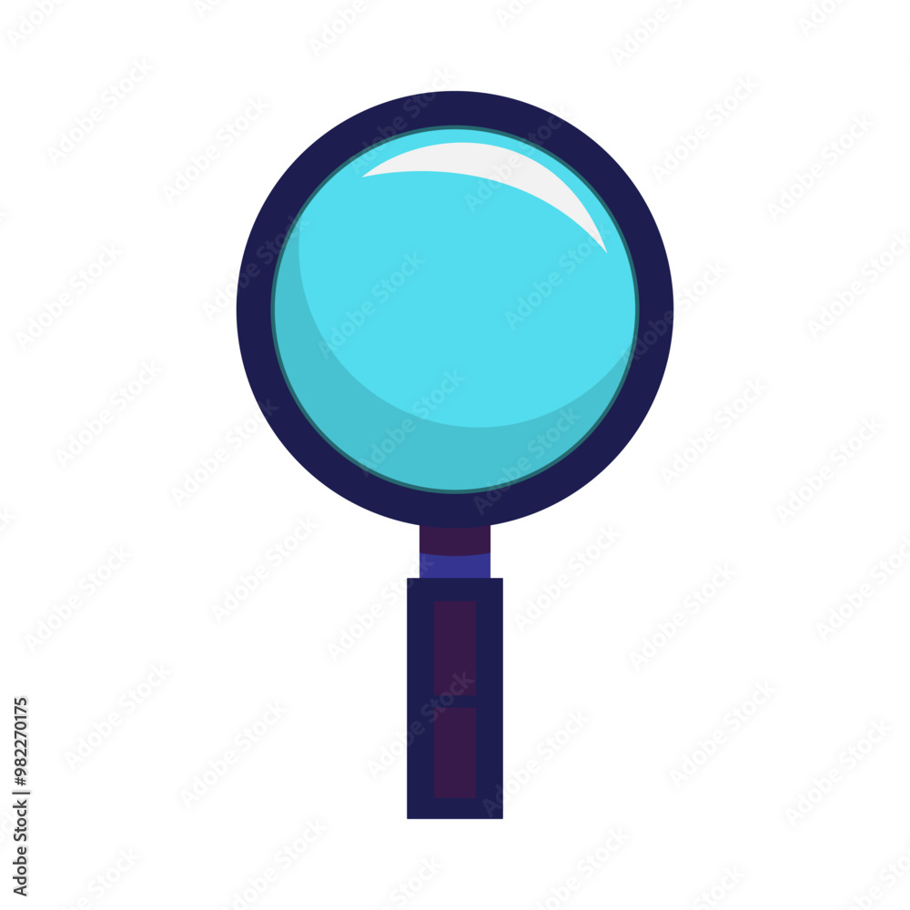 Magnifying glass with blue gear and handles suitable for technology, research, and innovation concepts ideal for presentations, websites, and blogs Magnifying glass with blue gear and handles suitable for technology, research, and innovation concepts ideal for presentations, websites, and blogs